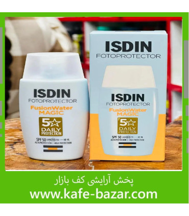 ضد آفتاب بی رنگ ایزدین فیوژن واتر مجیک spf50